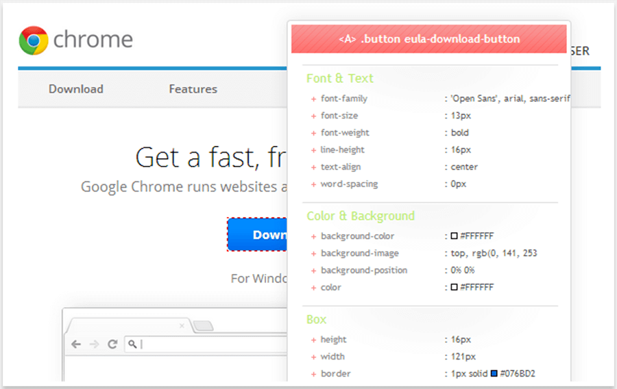 CSS viewer migliori estensioni chrome per sviluppo web